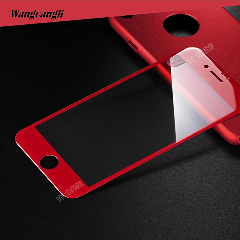 3D изогнутый край Полное покрытие закаленное стекло протектор экрана для iphone 6 7 6s 8