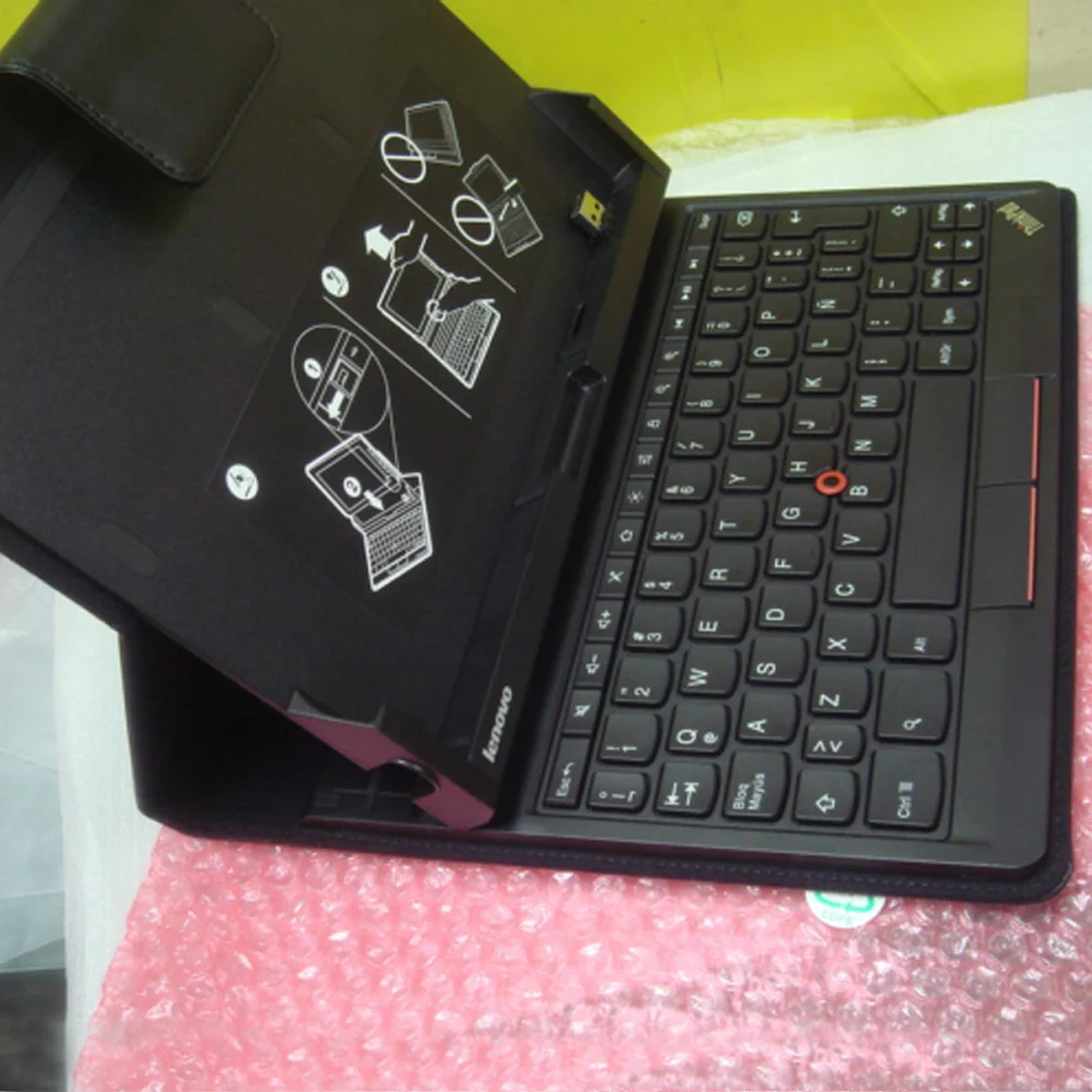 Новый/оригинальный клавиатура Folio Case для ThinkPad Tablet 1 FRU 03x6365