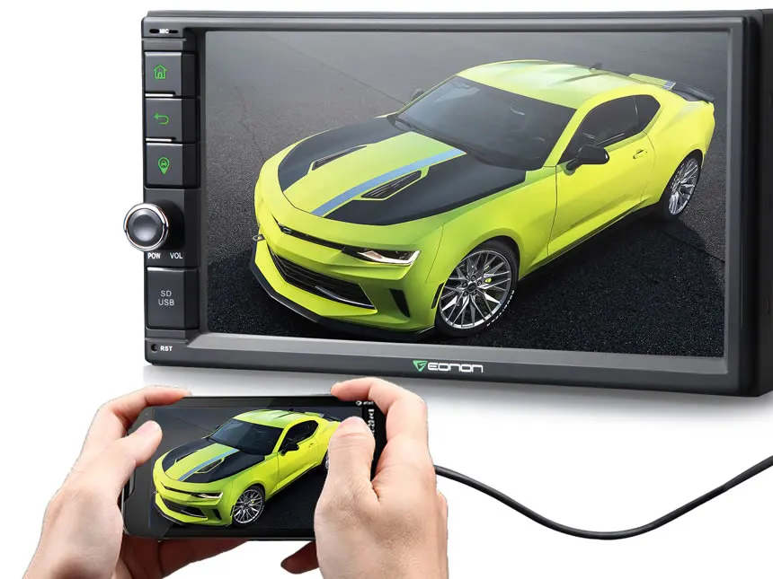 Perfect 7" Quad Core 2GB RAM Android 6.0 Double Din Car Navigation GPS 2 Din Car Multimedia Two Din Car Radio with 64GB USB/SD Support 3