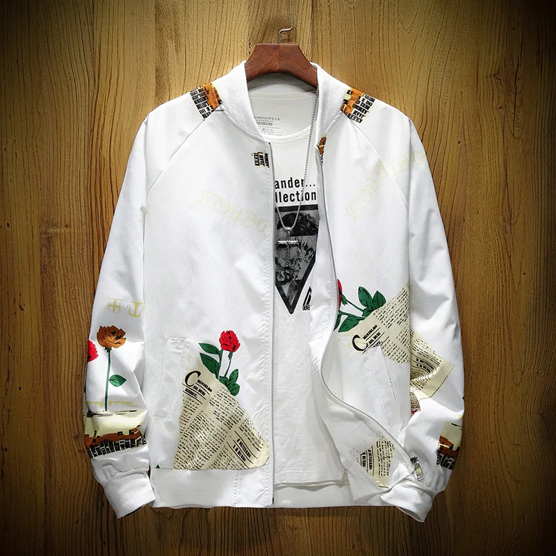 2018 new men's jacket version of the trend slim handsome clothes men's Autumn winter jacket Autumn jacket baseball uniform M-5XL 2018 new men's jacket version of the trend slim handsome clothes men's Autumn winter jacket Autumn jacket baseball uniform M-5XL