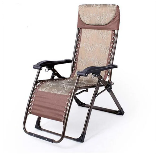 Simple modern high quality folding bed couch Pavilion lunch nap chair beach office folding chair free shipping