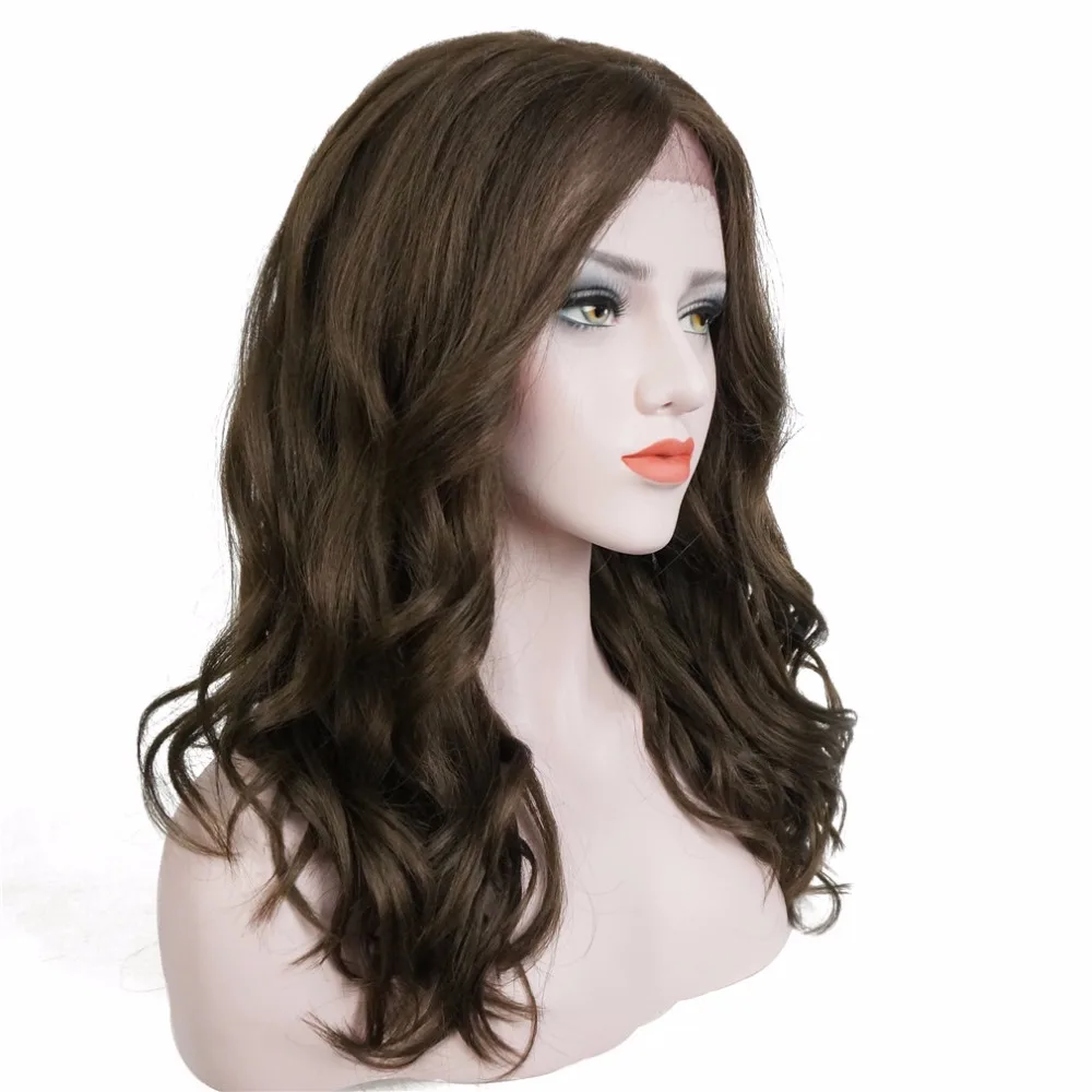 StrongBeauty женский синтетический парик на кружеве темные корни клубника блонд Омбре натуральная волна длинные волосы парики