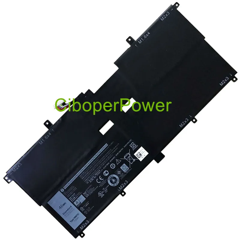 Оригинальный качественный аккумулятор NNF1C HMPFH 7 6 В 46WH для XPS 13 9365 D1605TS|battery original|battery