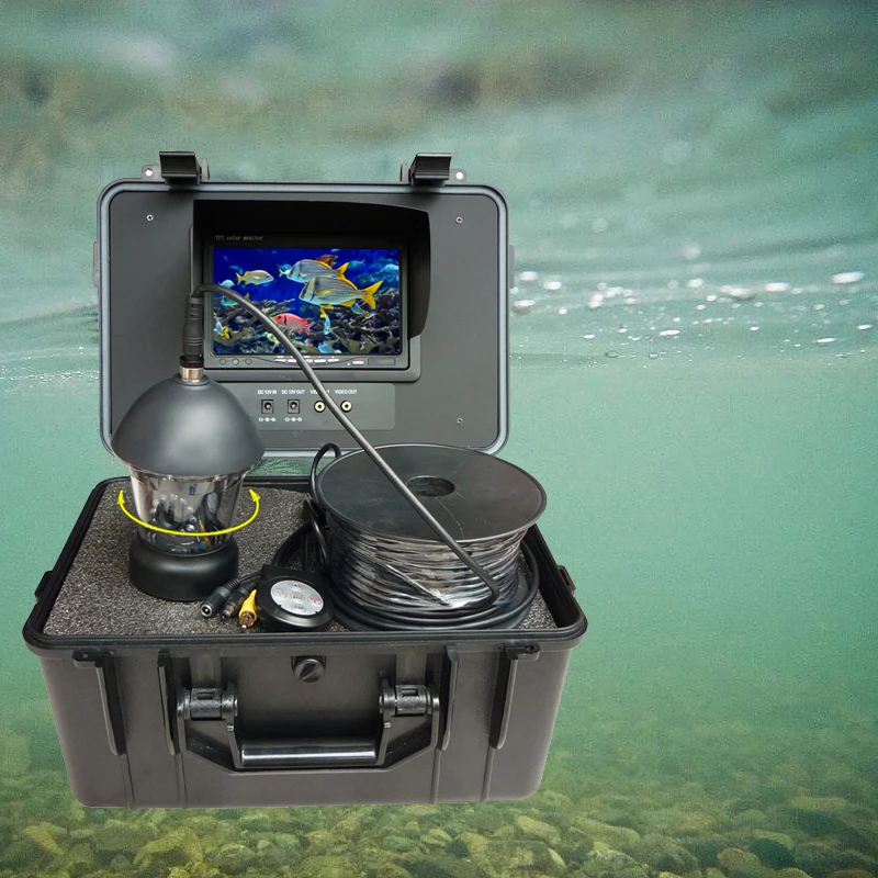 7" Digital LCD Underwater Video Camera System Fish Finder with Light