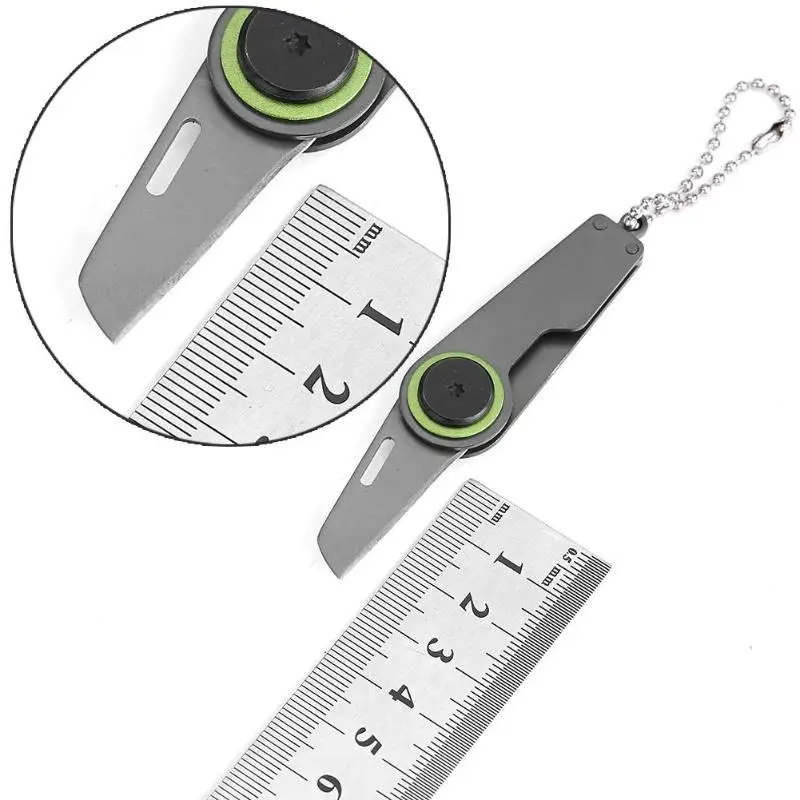 Наружный мини-портативный ключ подвесной нож многофункциональный кемпинг карман выживания Нержавеющая сталь ключ кольцевые инструменты