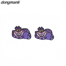 P1243 Dongmanli милые чеширские сережки кошки для женщин ювелирные изделия без никеля детские Серьги Подарки