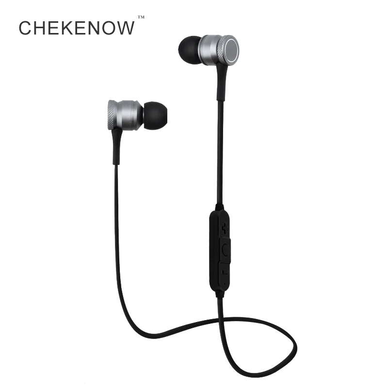 Chekenow Magnetic Attraction Bluetooth Earphone Wireless In-Ear Stereo Earphones For Sport Mobile Phone | Электроника