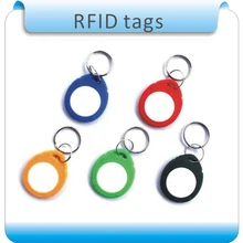 100/лот ABS 6# Бесконтактный Смарт RFID IC карта MF-1 S-50 13,56 МГц перезаписываемый NFC Брелок для системы контроля доступа