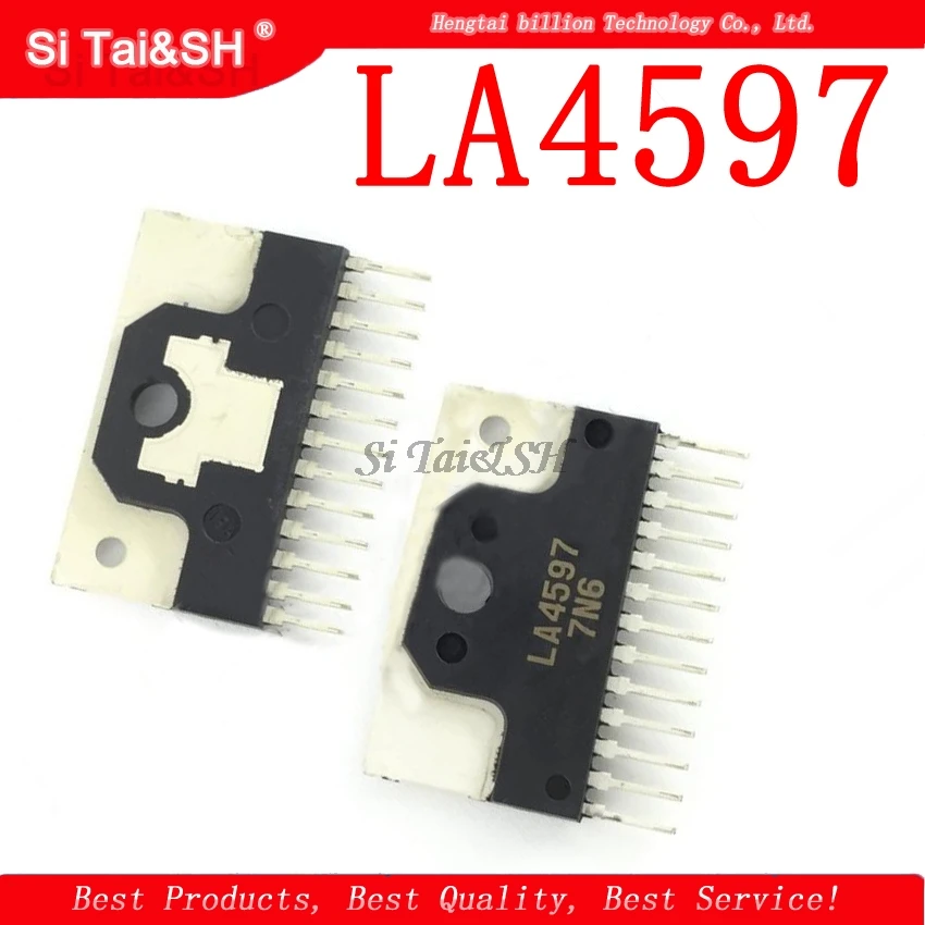 4pcs/lot LA4597 LA 4597 ZIP 13 LCD audio power amplifier IC integrated ...