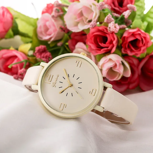 Montres Women Watches Geneva Watch Small Faux Leather Quartz Analog Wrist Watch Montres Women Watches Geneva Watch Small Faux Leather Quartz Analog Wrist Watch