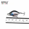 AOCLU wobblers 6 Colors 3cm 3.0g Sinking Hard Bait VIB Minnow Crank Fishing lures Bass 14# VMC hooks tackle free shipping ► Photo 2/6