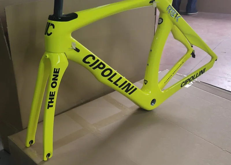 Флюоресцентный Cipollini RB1K карбоновая рама K17 цвет полное углеродное волокно шоссейная велосипедная рама Размер XXS XS s m l xl