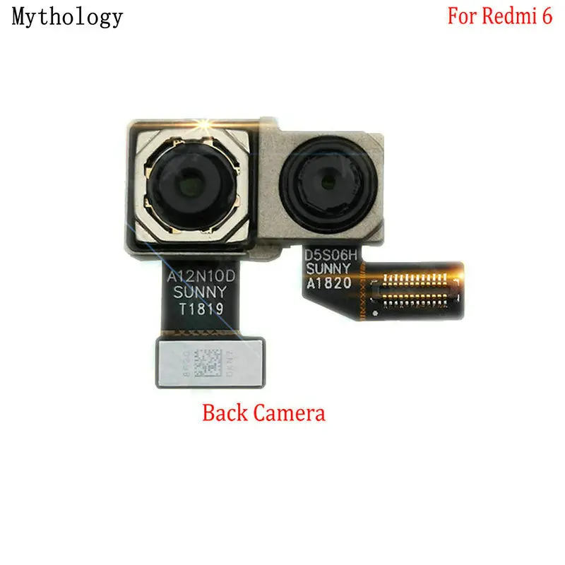 

Mythology For Xiaomi Redmi 6 Big Back & Front Camera Module 5.45" Mobile Phone Rear Camera Flex Cable Replacement
