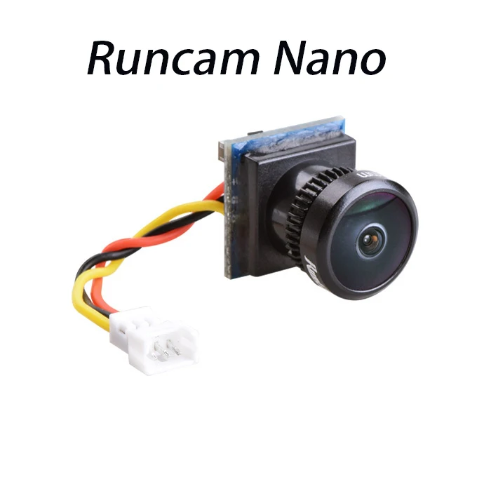 

Micro Runcam Nano 1/3 650TVL 4:3 CMOS 2.1mm PAL / NTSC FPV Camera DC 3.3V-5.5V for RC Racing Drone Quadcopter