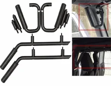 Anteriore e Posteriore Grab Maniglia Bar Kit 2007-2018 per Jeep Wrangler 4 Porte Solido Acciaio Inox Grab Bar