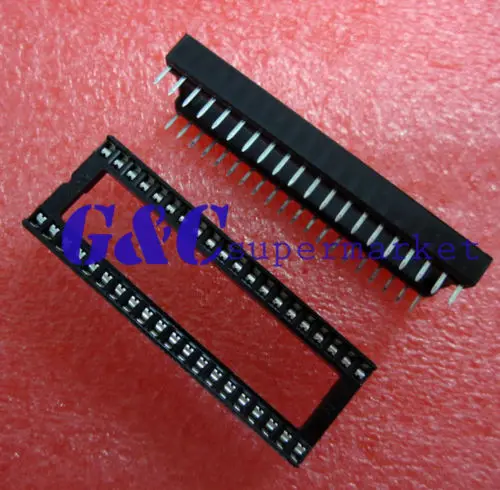50 шт 40-контактный 40PIN DIL DIP IC Гнездо печатного монтажа cnector новый хорошее качество |