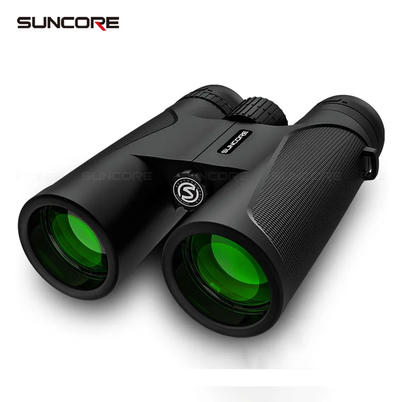 Caminhadas ao ar hd de Alta Binóculos Potência Prisma Multi-camada Revestimento Verde Telescópio Portátil Livre Acampamento 12x42 Bak-4 2 12x42 binóculos hd de alta potência Bak-4