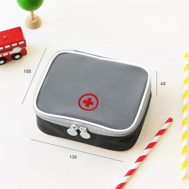 Travel Drug Collection Package Portable Medicine Bag First Aid Kit Small Carry Travel Bag Travel