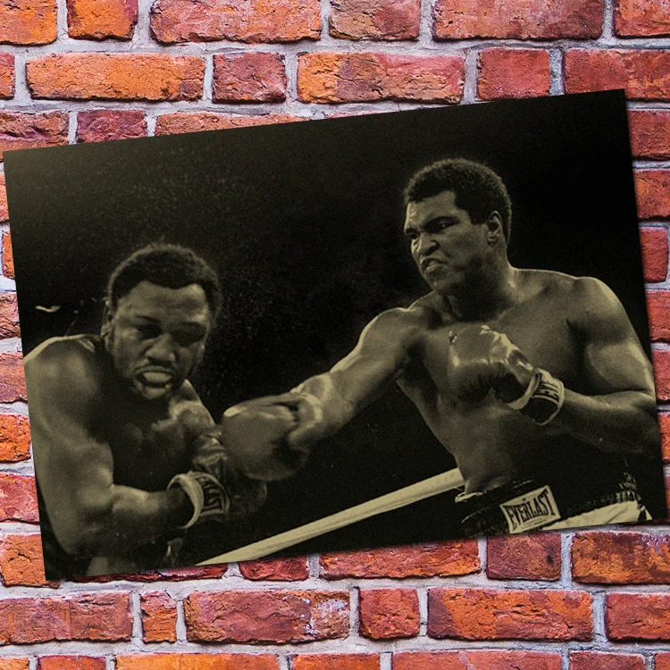 "Muhammad Ali" Винтажный Ретро плакат, крафт-бумага бумажные постеры для бара кафе украшение интерьера картина постер фильма