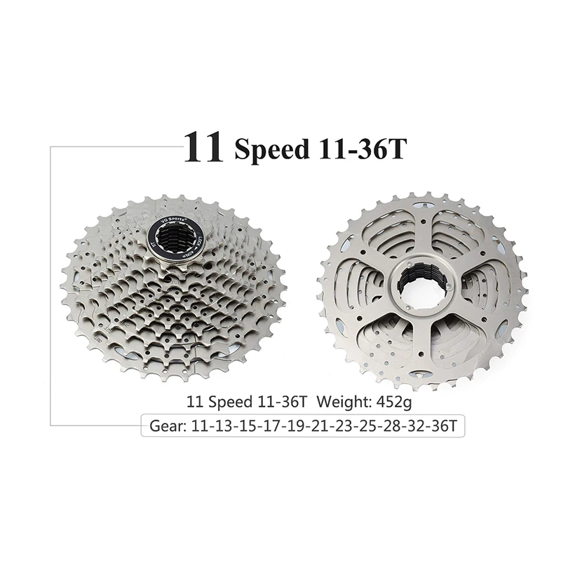 VG sports 11 speed 11-52T 50T MTB велосипедные кассеты звездочки велосипед свободного хода cdg cog 11S 11-46T 42T 36T сверхлегкие свободные колеса