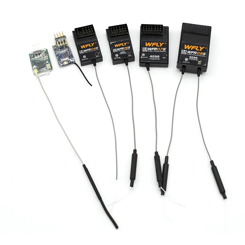 Оригинальный WFLY 2 4G приемник WFR04S WFR06S WFR07S WFR09S для 4CH 6CH 7CH 9CH пульт дистанционного