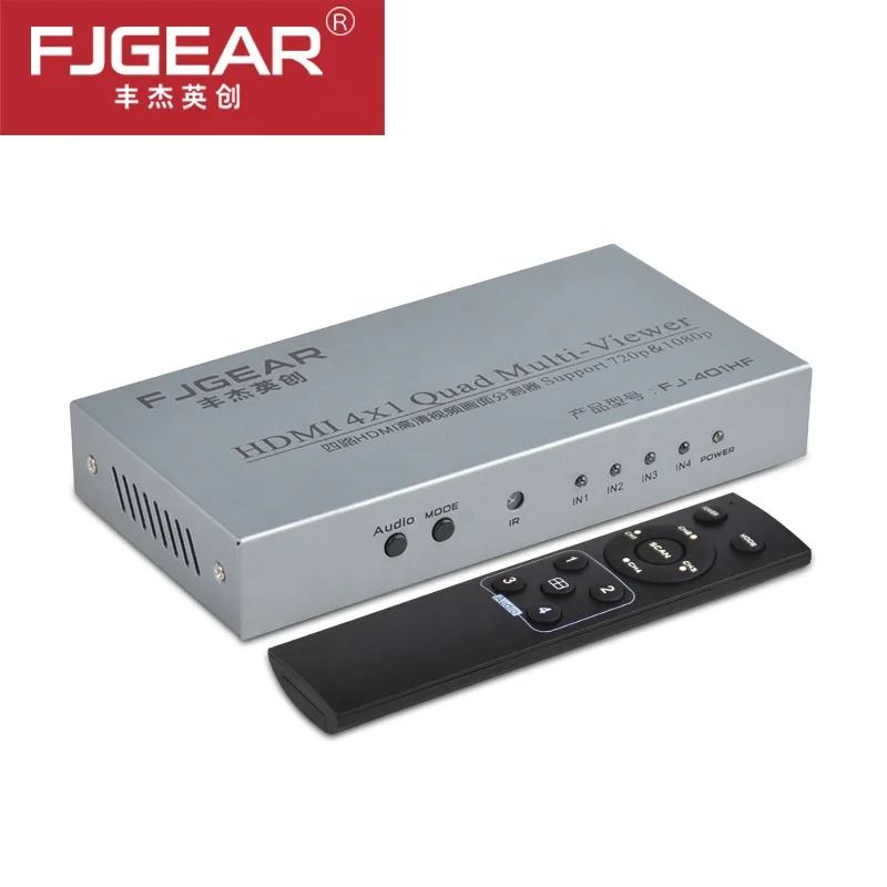 

1080P 3D 4x1 HDMI Multi-Viewer HDMI Quad Screen Real Time Multi-Viewer HDMI Splitter Seamless Switcher with IR Control