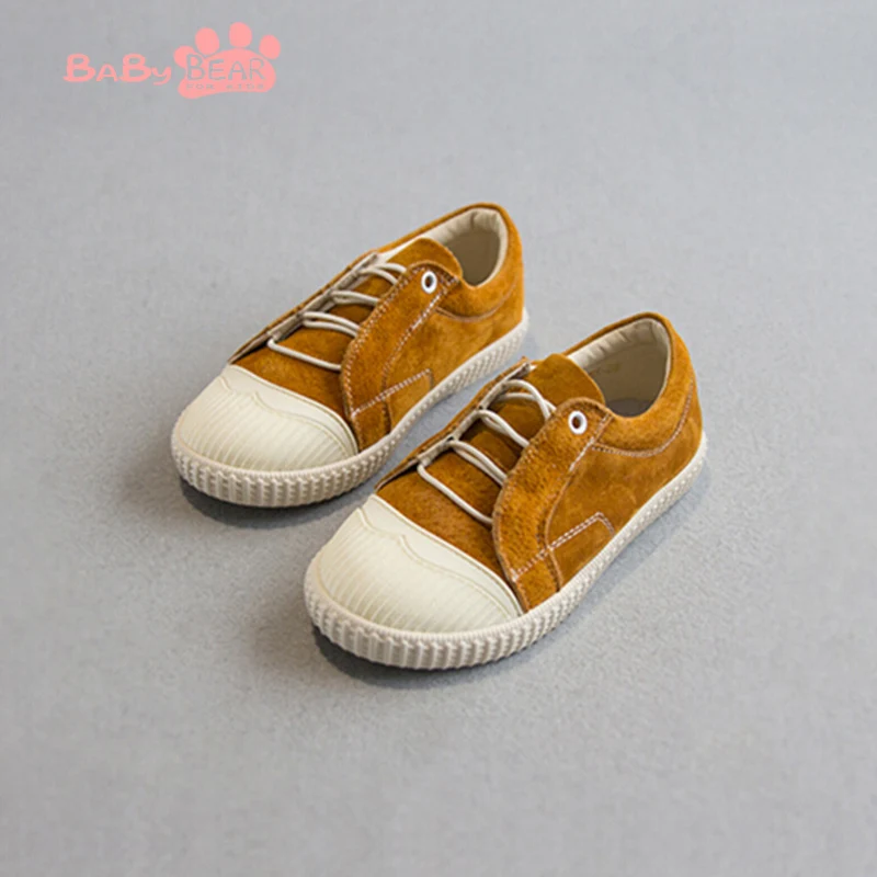 

2016 autumn children fashion sneakers boys girls leather shoes kids casual shoes rubber sole 3 colors