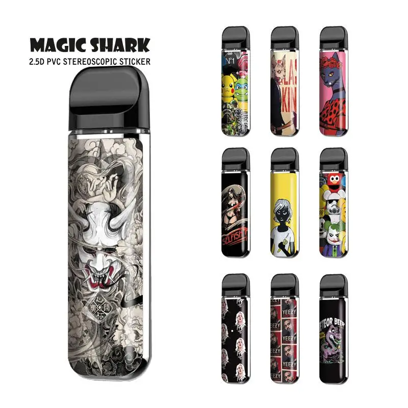 

Magic Shark Pikachu Cat Women Devil Shockproof Case for Smok Novo Cover Sticker Wrap Film Skin for Smok Novo 176-185