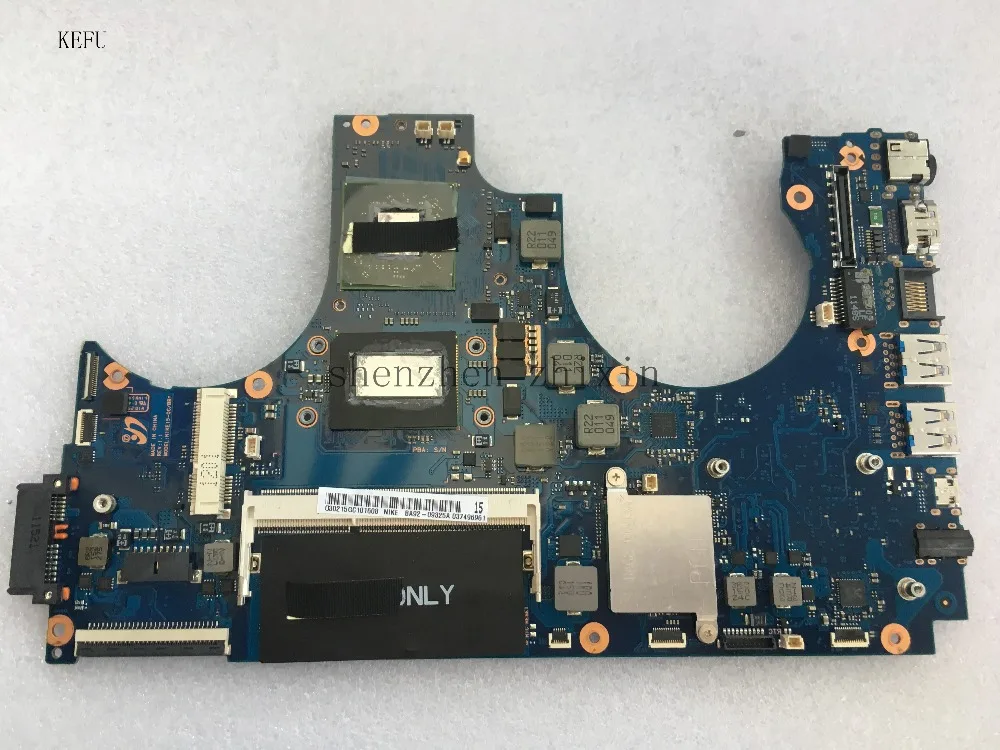Материнская плата KEFU для Samsung NP700Z5A материнская ноутбука с ЦП и ОЗУ 4G тест на