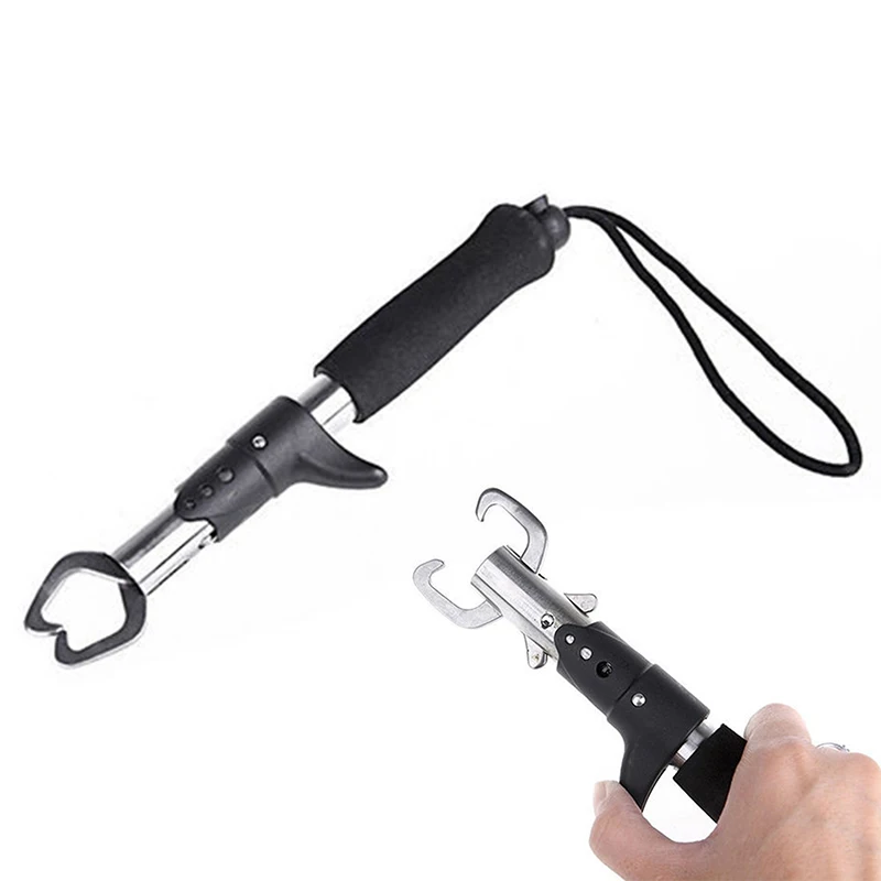 

Outdoor Portable Fishing Lip Gripper Stainless Steel Lock Fishing Lure Fish Lip Gripper Grabber Holder Gripper Fishing Tackle