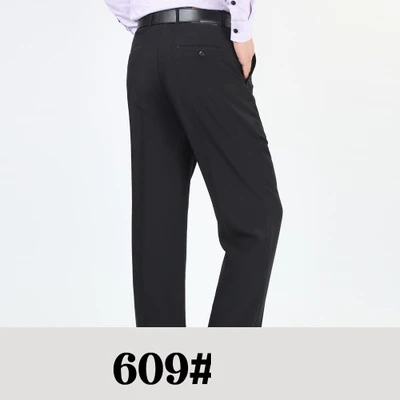 Мужские большие размеры, большой костюм, брюки, брюки 8XL 9XL 10XL, Классические повседневные летние деловые формальные офисные брюки, 46, 48, 50, 52, серые прямые брюки - Цвет: picture color