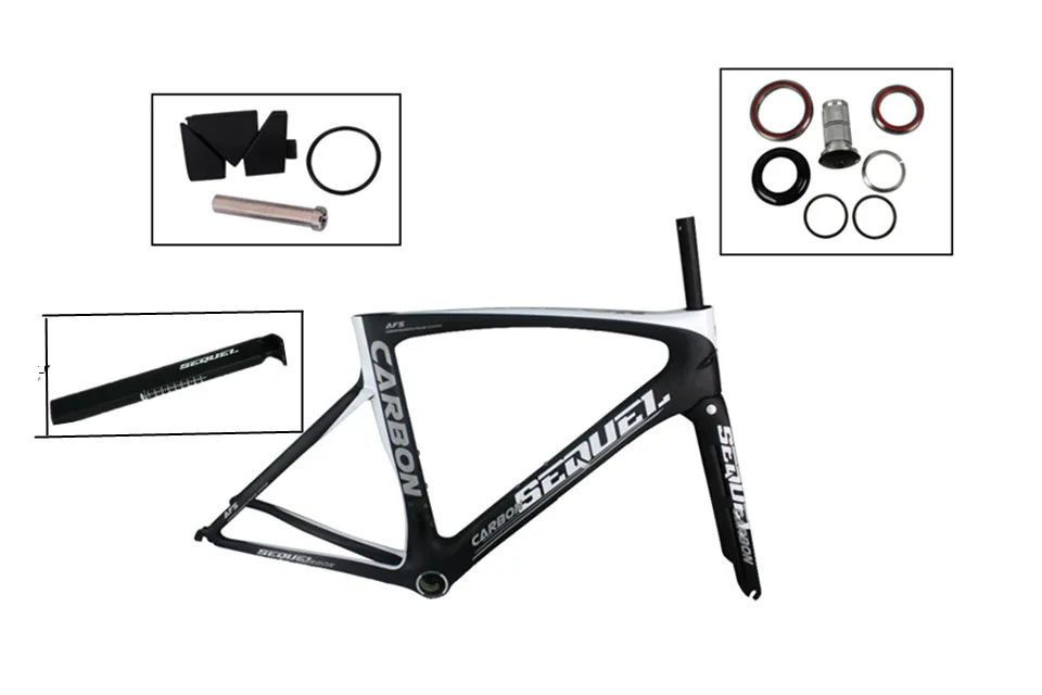 Excellent DC009 good quality carbon road bike frame Toray T1000  UD PF30 tapered system road bike carbon frame  carbon frame road bike 23