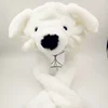 2021 New Plush Moving Husky Ear Hat Cartoon Animal Panda Funny Ears Pinching Ear to Move Vertically Plush Toys Cute Caps 6