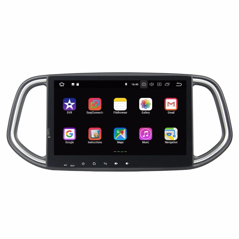 Sale Android 8.1 Quad Core 10.1" Car radio dvd GPS Multimedia Head Unit for Kia KX3 2014-2017 With Bluetooth USB 4G WIFI Mirror-link 2