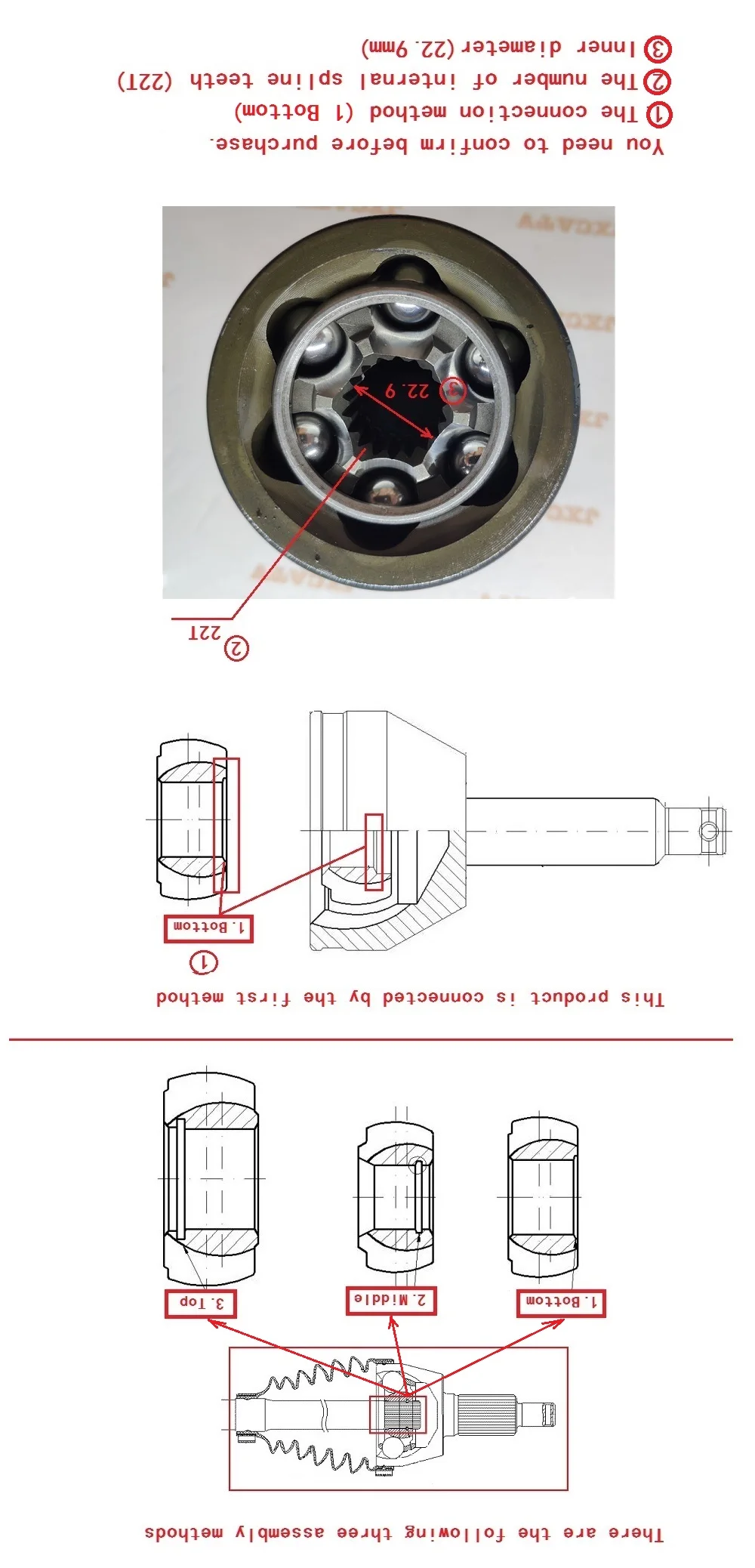 ШРУС для POLARIS SPORTSMAN BIG BOSS 400L скремблер XPLORER XPEDITION WORKER PPS MAGNUM 325 425 500 250 300 400 335 1380118