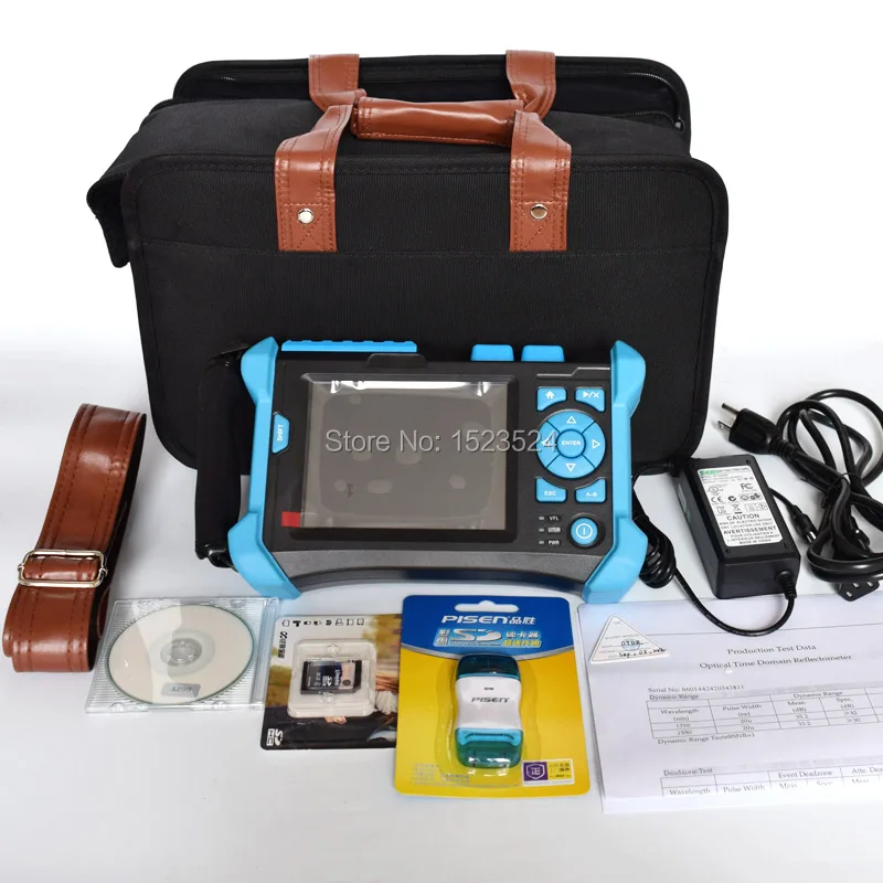 

32/30dB SM 1310/1550nm OTDR Optical Time Domain Reflectometer Fiber Optic OTDR with Built-in VFL Touch Screen