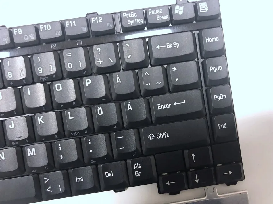 SD Sweden Keyboard For Toshiba satellite a10 a15 a25 a35 a40 a45 a50 A60 A65 A70 A75 A85 P35 Tecra A1 A2 A3 A4 A5 A7 keyboard SD Layout -2