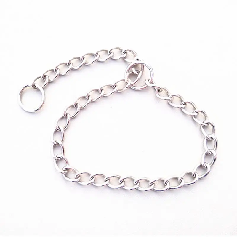

Per Lot Heavy Duty Dog Collar Chain Rings 600mm Length Strong Metal New Pet Lead Cheap Horse Chain Pet Pony Leading Chain