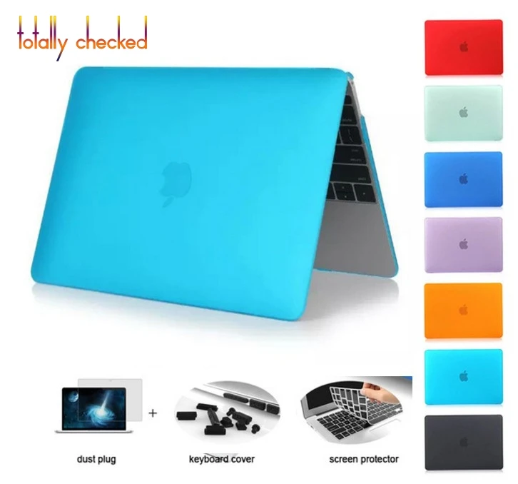 4 в 1 для Macbook Air 11 13 Pro Retina 12 15 TouchBar чехол ноутбука оболочка + крышка клавиатуры экран
