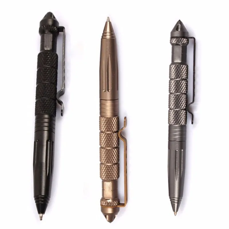 Self Defense Tactical Pen Cooyoo Aviation Aluminum Anti skid Portable Tool for Travel Camping Hiking