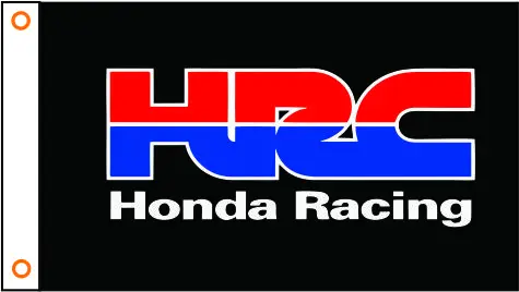 Флаг мотоцикла HONDA HRC баннер 3ftx5ft полиэстер 01