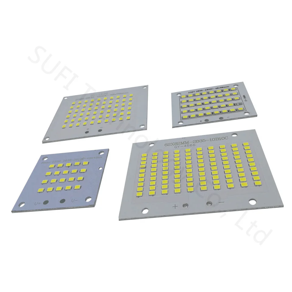 Светодиодный прожектор SMD2835 100% светодиодов полная мощность 10 Вт 20 30 50 алюминиевая