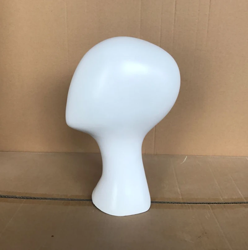 

NEWEST!high-grade White gloss fiberglass female mannequin head for hat/ wig/ headphones display manikin heads