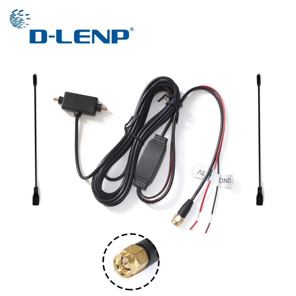 Dlenp Car Antenna ABS Material Aerias for Car Radio Digital TV Antenna