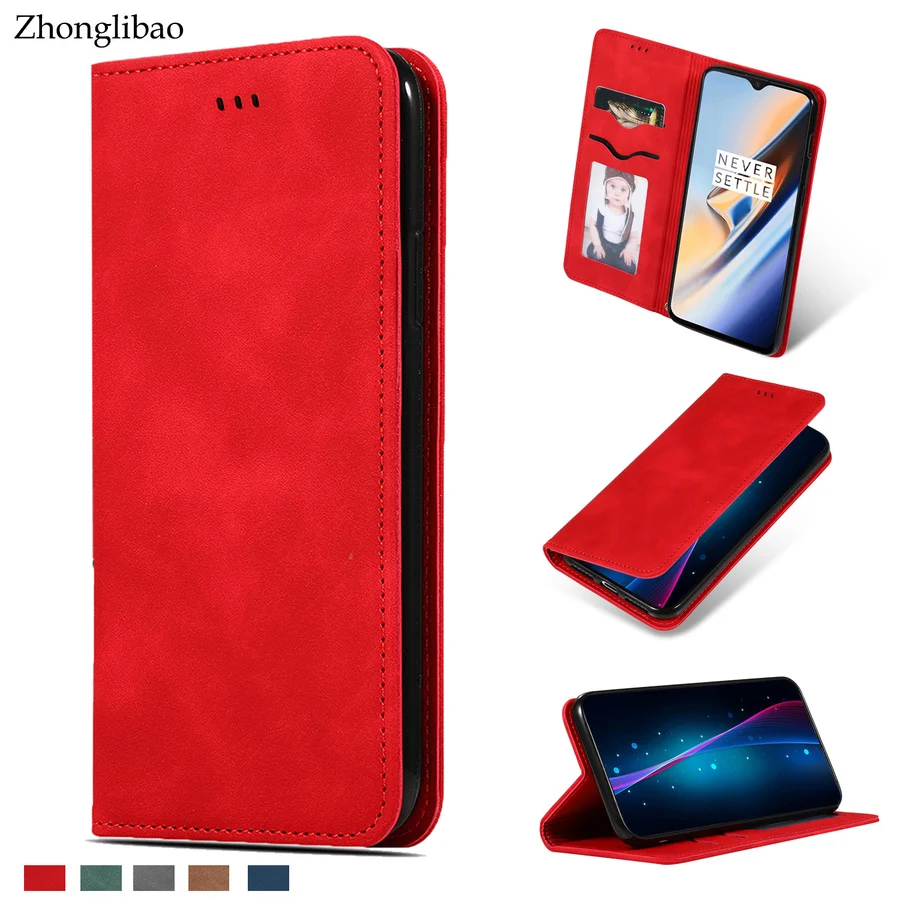 

Luxury Flip Case for Oneplus 6t 7 Soft Leather Silicone Tpu Magnetic Card Holder Wallet Stand Book Cover One Plus 6t 7 Oneplus6t