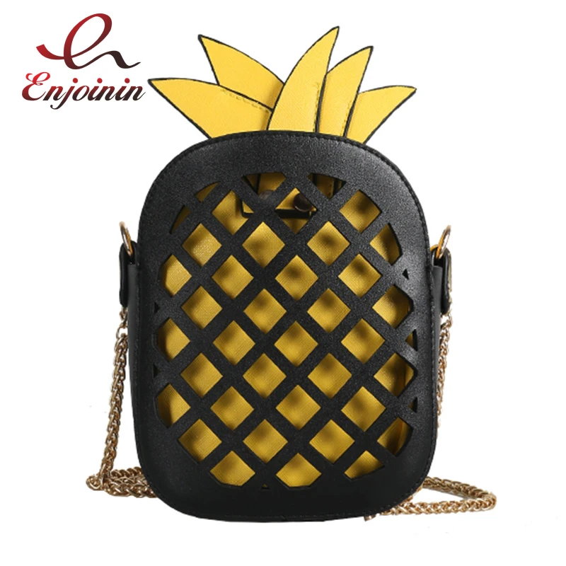 

Personality style design hollow pineapple style fashion chain shoulder bag handbag ladies purse crossbody messenger bag
