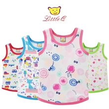 Г. стиль, 4 шт./лот, летняя безрукавка детская одежда, рубашки хлопковые дизайнерские осенние детские футболки для девочек, жилет для девочек