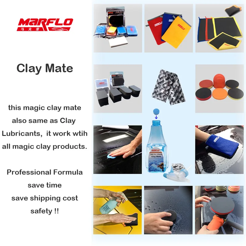 Magic Clay Lubricant 1 Bag (2pcs) for Pad Towel Mitt