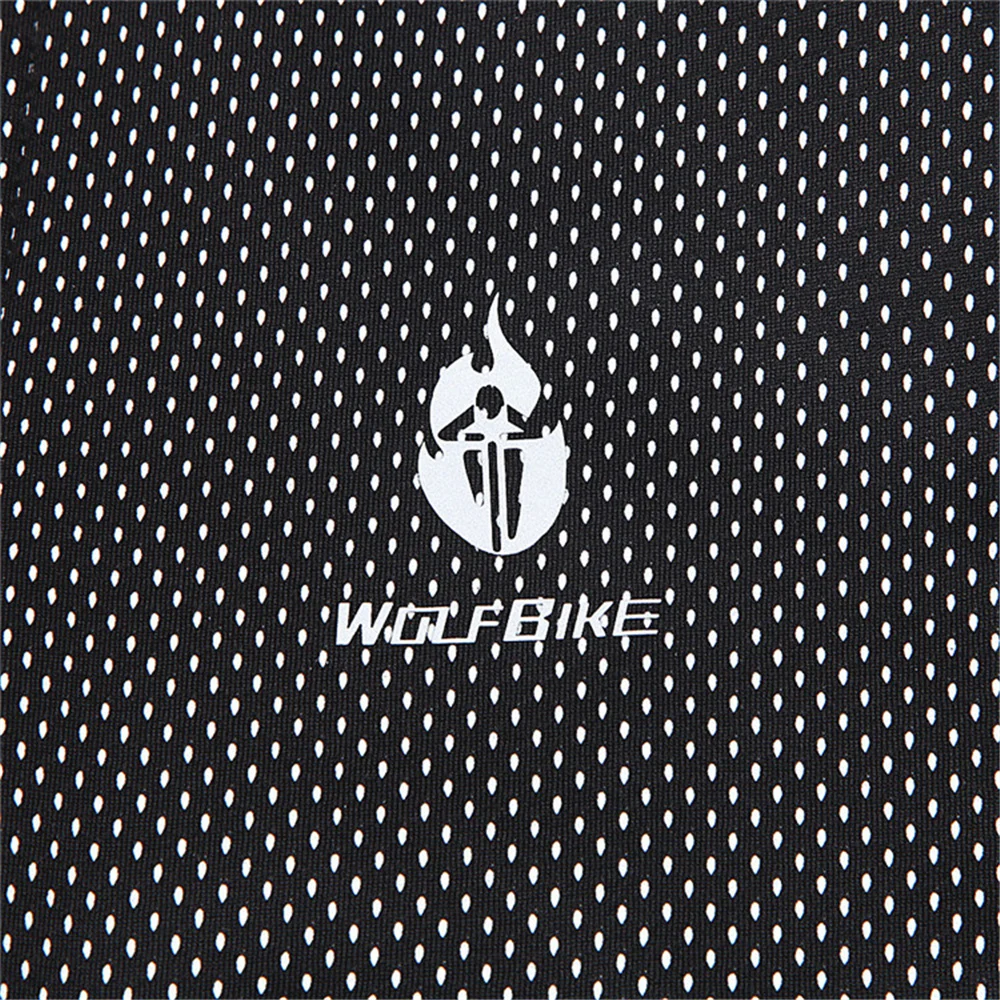 WOLFBIKE черная флисовая ветронепроницаемая/водонепроницаемая теплая футболка для велосипедистов с длинным рукавом, велоодежда с отражателями