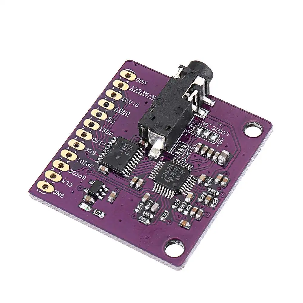 

ADS1292R ECG Respiratory Impedance ECG 2 Channel 24-bit A/D Converter Module